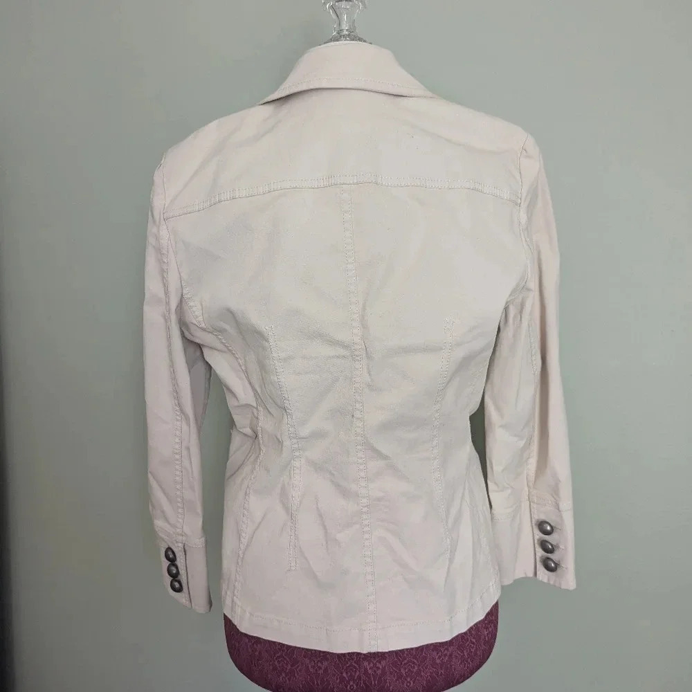Banana Republic Casual Cream Jacket, US M - Picture 6 of 6